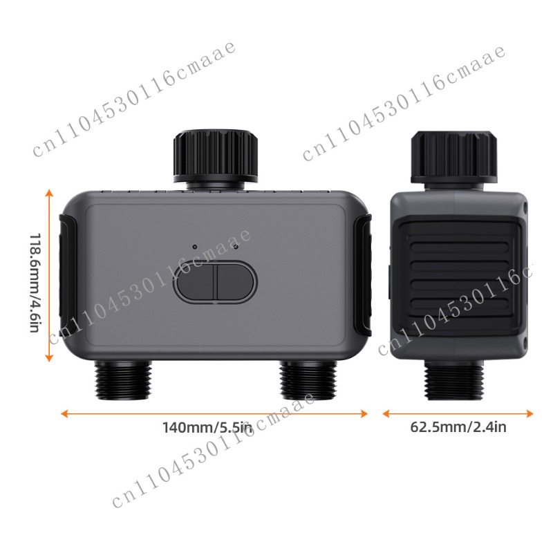 Smart Garden Lock - WiFi スマートスプリンクラータイマー プログラム可能な庭の灌漑タイマー 雨の遅延/チャイルドロック/手動/自動灌漑システム