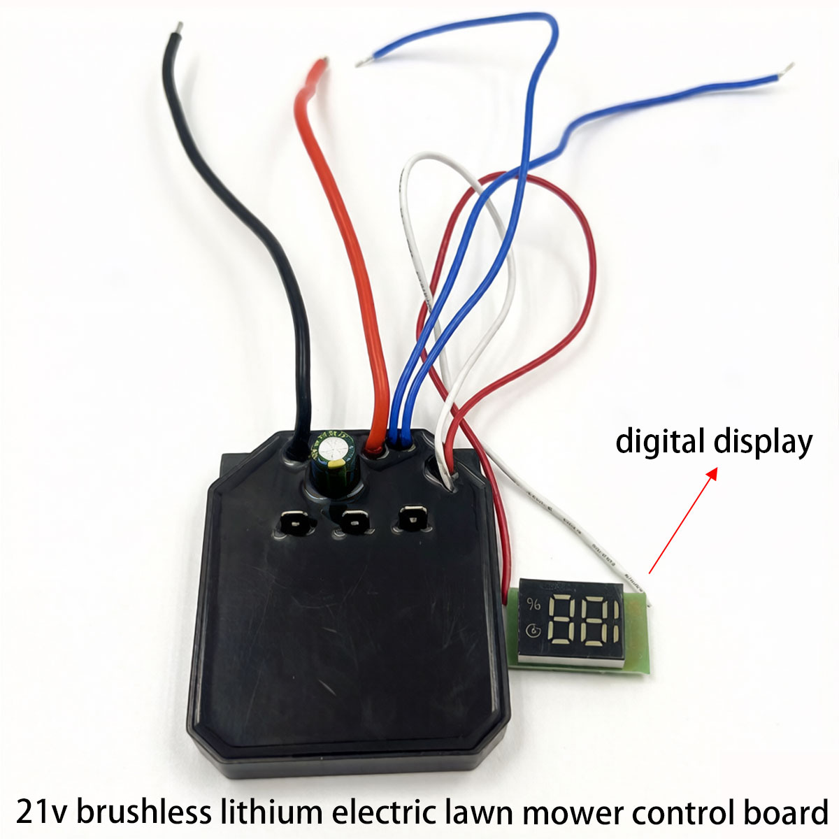 Smart Garden Click And Grow - 1 ピースデジタルディスプレイ 21V ブラシレスリチウム電池芝刈り機制御ボード芝刈り機制御ボードリチウム電池芝刈り機
