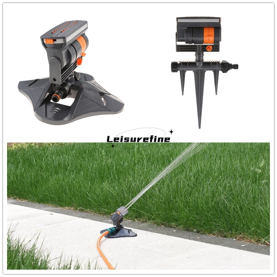 Smart Garden Outdoor - 自動庭園スプリンクラー スイング調整可能な流量 大範囲灌漑散水システム 回転式芝生庭屋外植栽用