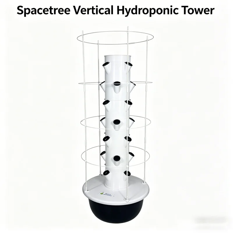 Smart Garden Herb - スマート垂直水耕栽培タワー屋内庭園システム - 家庭用野菜ハーブプランター土を使わないエアロポニック栽培キット