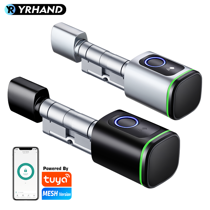 ユーロ Tuya スマート指紋電子ロック シリンダー付き T - Smart Garden Lock のレビューと価格