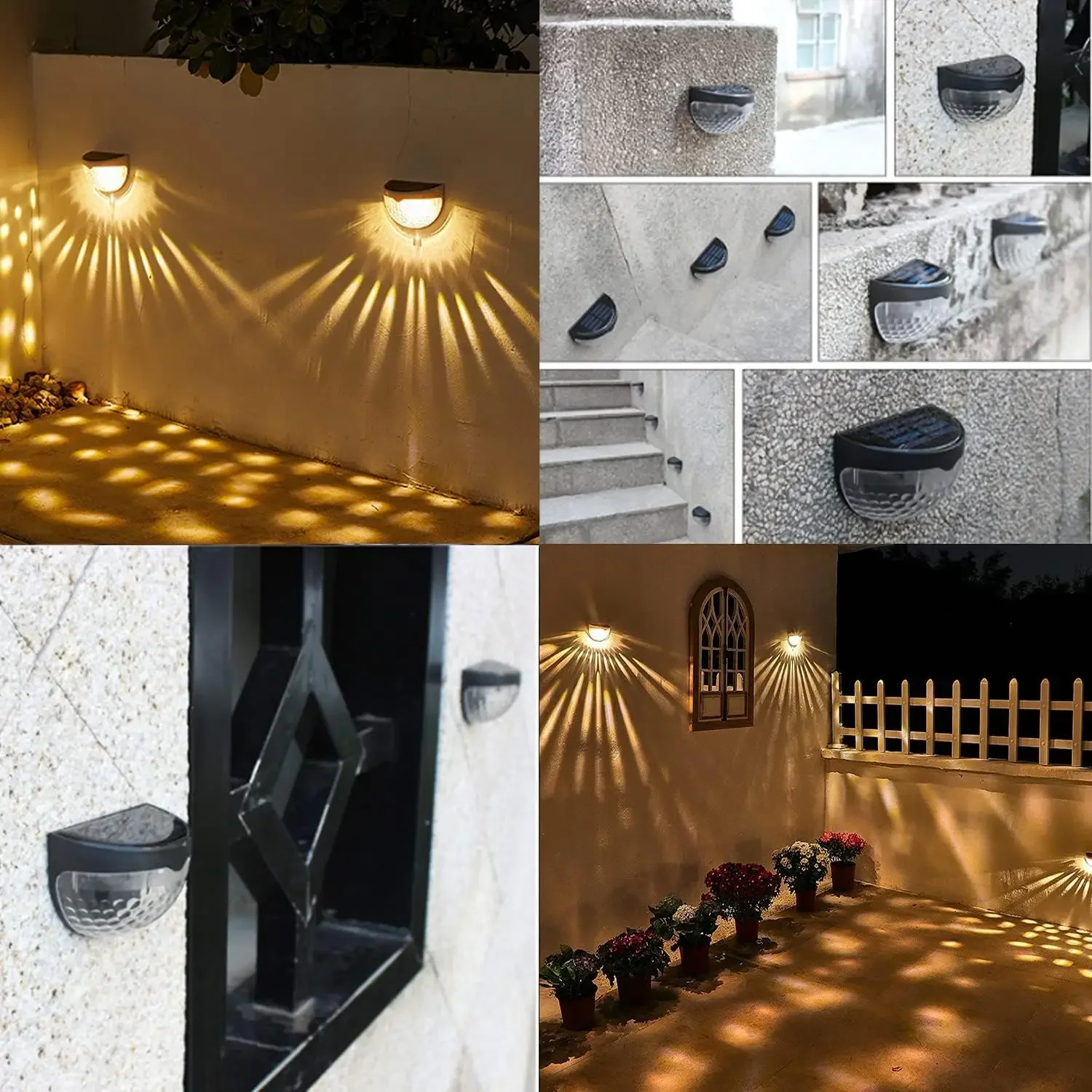 LED ソーラーライト屋外壁ランプエネルギーガーデンランプ防 - Smart Garden Ornaments のレビューと価格