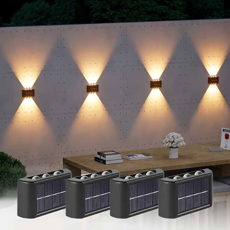 LEDソーラーライト 屋外防水 ソーラーウォールランプ 上下 - Smart Garden Ornaments のレビューと価格