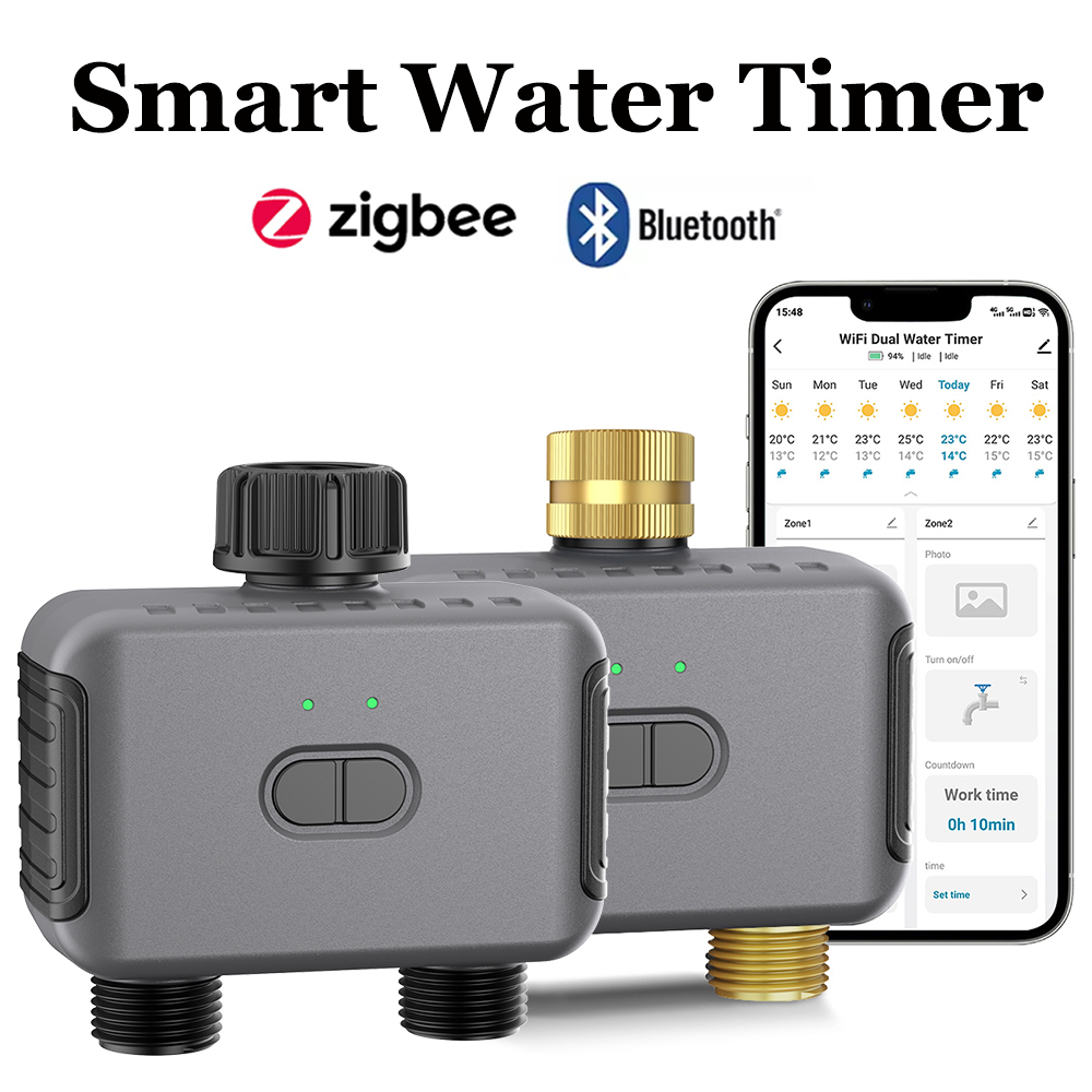 Tuya スマートウォータータイマー Zigbee/BT 自 - Smart Garden Accessories のレビューと価格