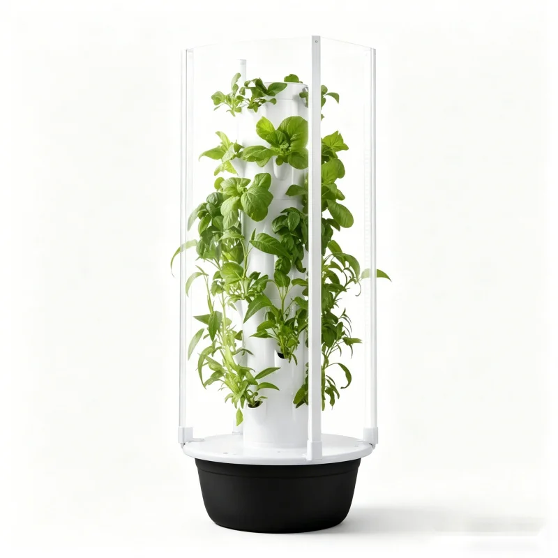 5層式スマート垂直水耕栽培ガーデン、育成ライト付き屋内ハーブ - Smart Garden Herb のレビューと価格