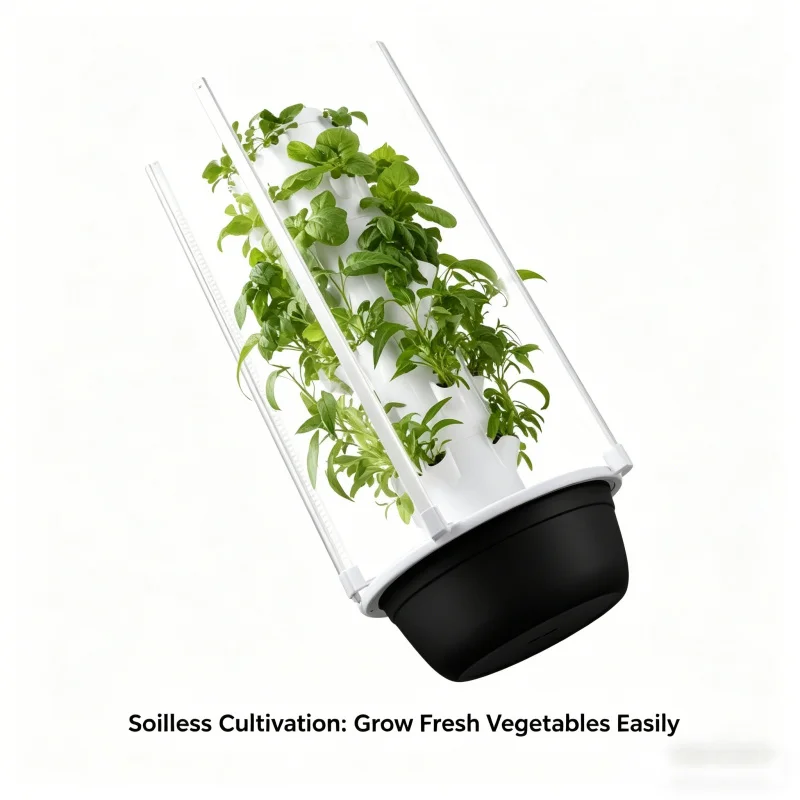 5層式スマート垂直水耕栽培ガーデン、育成ライト付き屋内ハーブ - Smart Garden Herb のレビューと価格