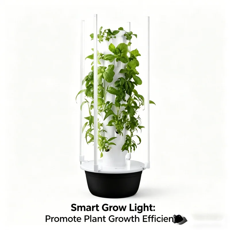 5層式スマート垂直水耕栽培ガーデン、育成ライト付き屋内ハーブ - Smart Garden Herb のレビューと価格