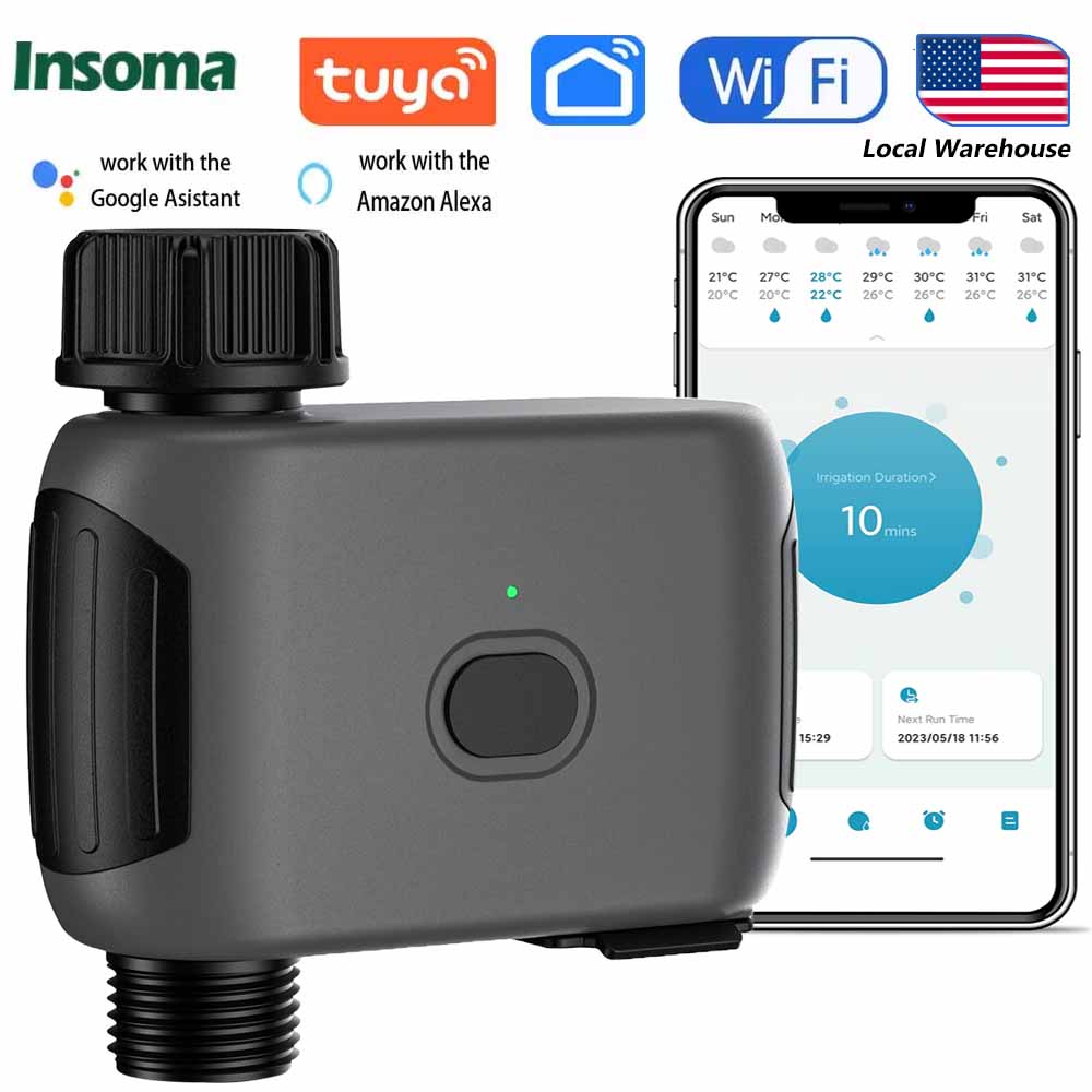 INSOMA自動植物灌漑スマートWifiスプリンクラータイマ - Smart Garden Accessories のレビューと価格