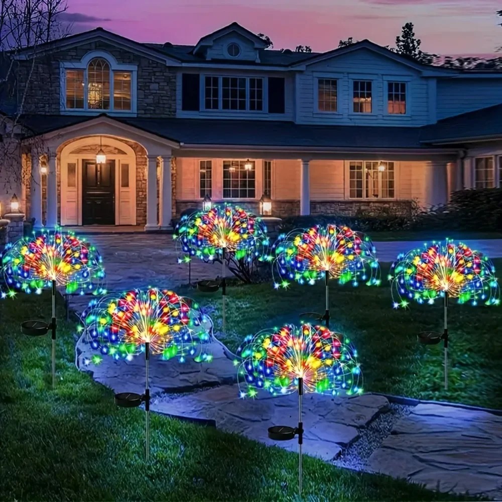 ソーラーLED花火フェアリーライト 屋外ガーデン装飾 8つの - Smart Garden Ornaments のレビューと価格