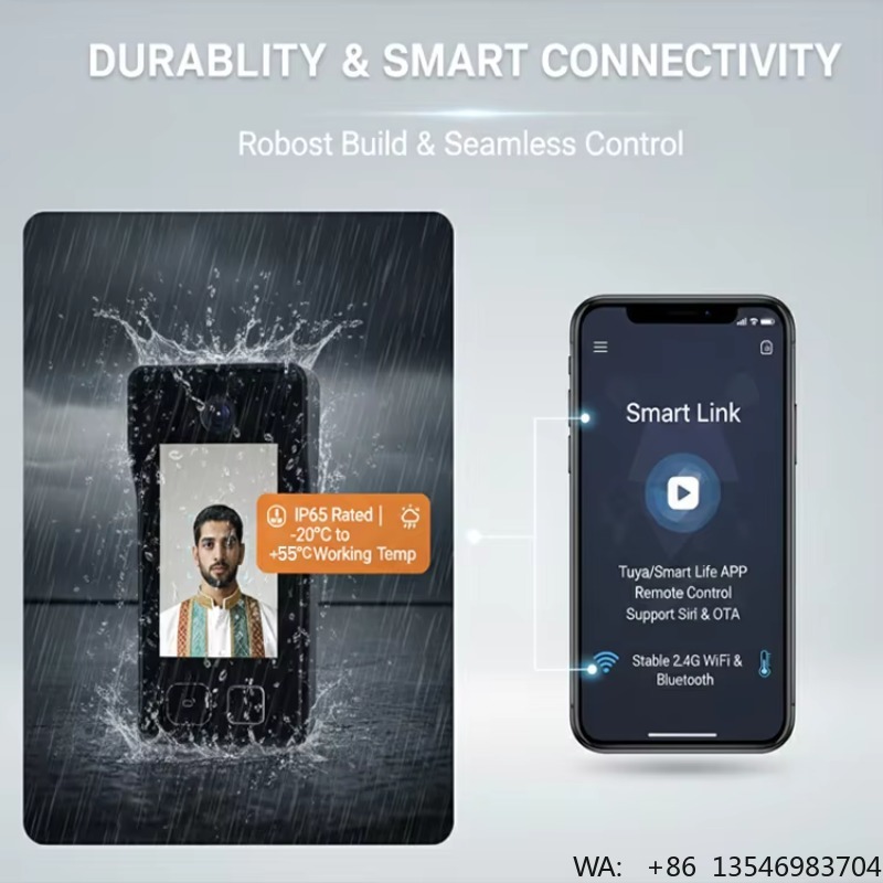ハイウィンクソーラー式ビデオインターホン、掌紋・顔認証、IP - Smart Garden Video のレビューと価格