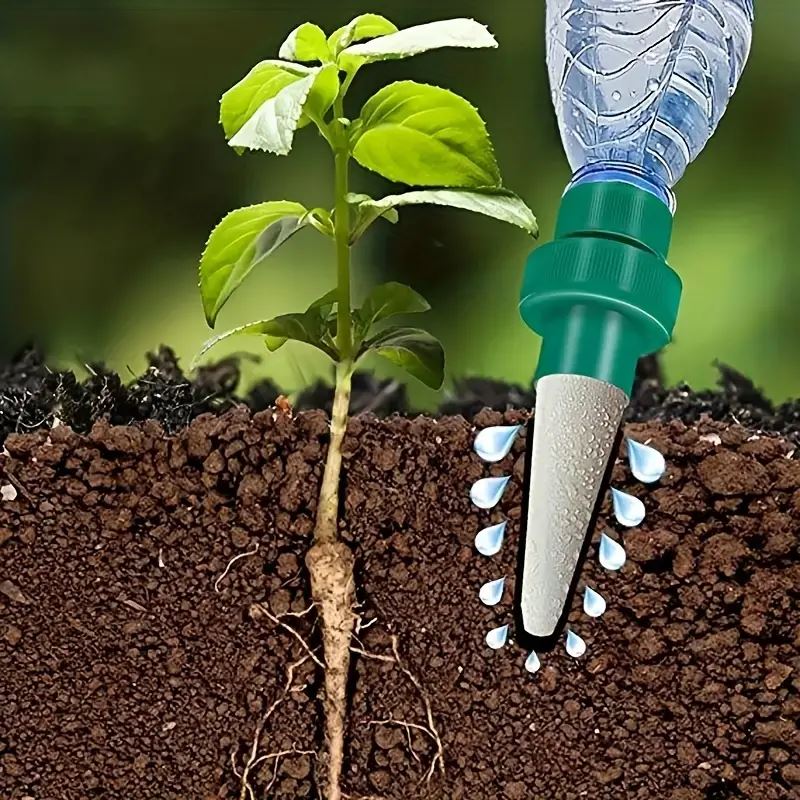 4個入り自動植物点滴灌漑ウォーターステーク、庭用セラミック自 - Smart Garden Herb のレビューと価格