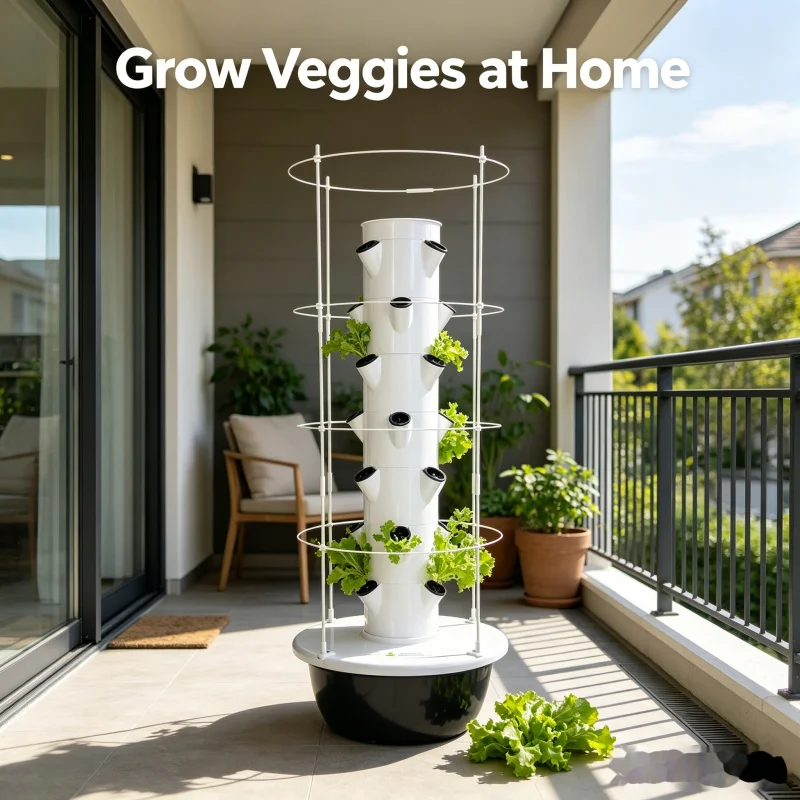 スマート垂直水耕栽培タワー屋内庭園システム - 家庭用野菜ハ - Smart Garden Herb のレビューと価格