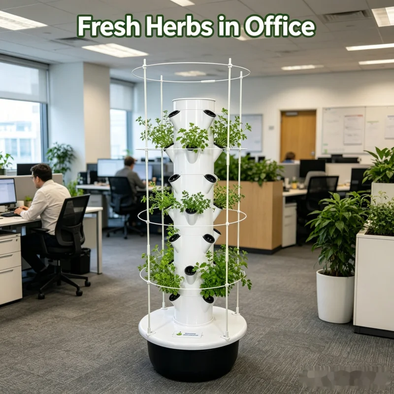 スマート垂直水耕栽培タワー屋内庭園システム - 家庭用野菜ハ - Smart Garden Herb のレビューと価格