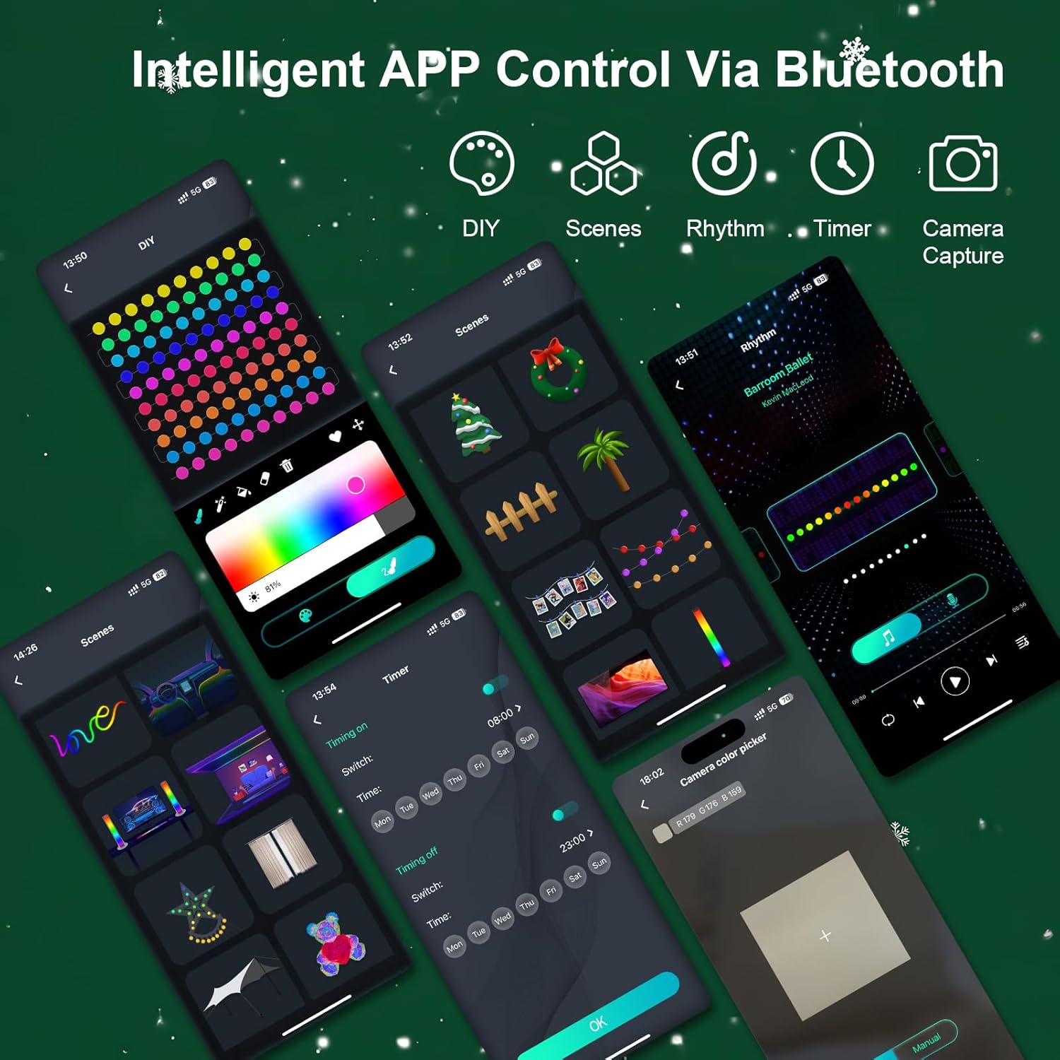 スマートグローブストリングライト 5/10M RGB カラー - Smart Garden Accessories のレビューと価格