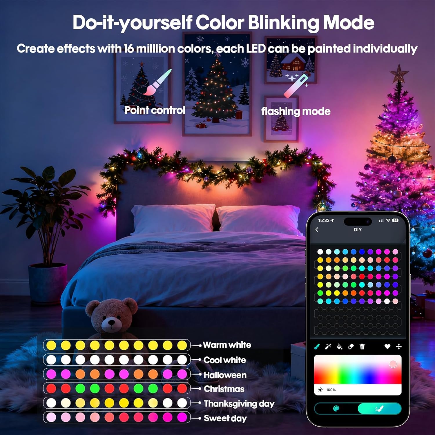 スマートグローブストリングライト 5/10M RGB カラー - Smart Garden Accessories のレビューと価格