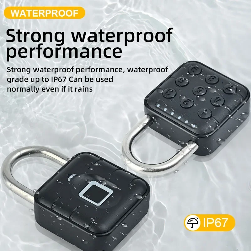 Egfirtor-tuya接続ホーム生体認証デジタル南京錠, - Smart Garden Lock のレビューと価格