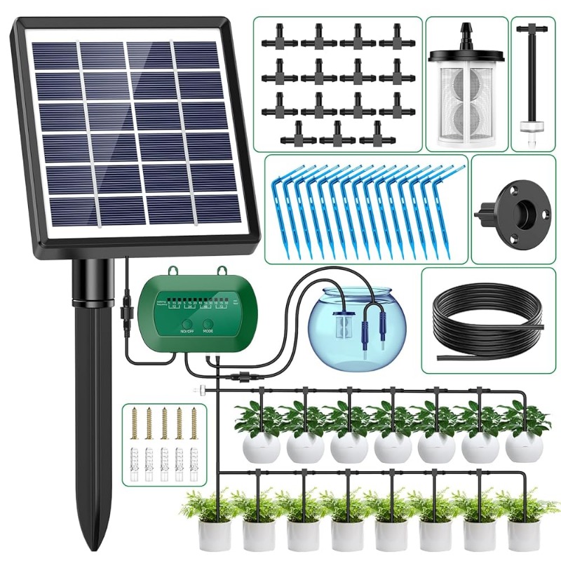 ソーラーインテリジェント灌漑キット 6V 2W 内蔵 180 - Smart Garden Accessories のレビューと価格