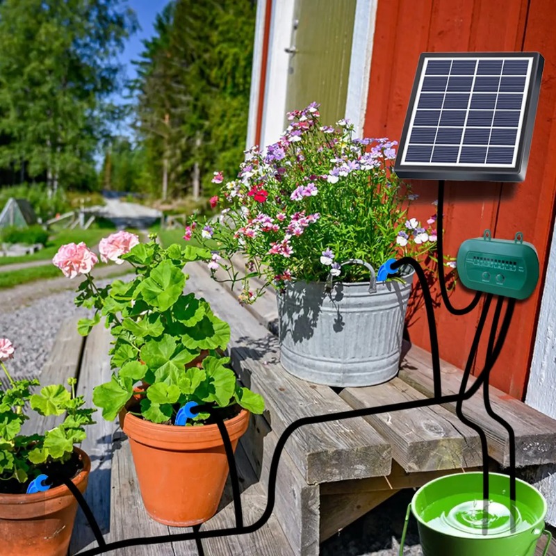 ソーラーインテリジェント灌漑キット 6V 2W 内蔵 180 - Smart Garden Accessories のレビューと価格