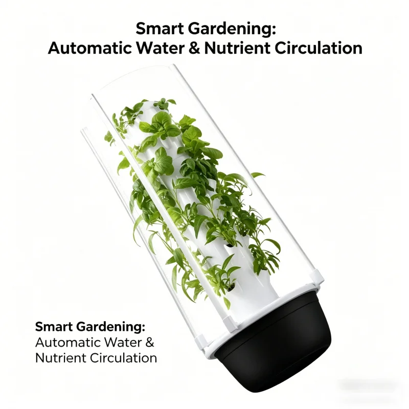 スペースツリー垂直水耕栽培タワー スマート野菜プランター 室 - Smart Garden Outdoor のレビューと価格
