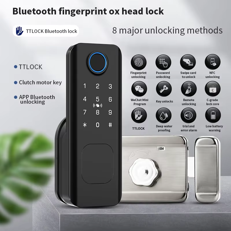 初心者向けTuya TTLock屋外中庭ゲート片面指紋認証リ - Smart Garden Lock のレビューと価格
