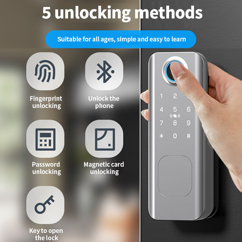 初心者向けTuya TTLock屋外中庭ゲート片面指紋認証リ - Smart Garden Lock のレビューと価格