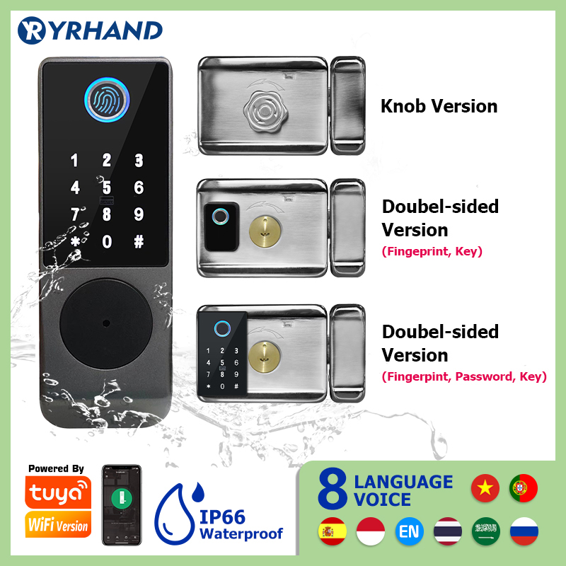 Tuya-コネクテッドカードロック,防水電子ドアロック,ダブ - Smart Garden Lock のレビューと価格