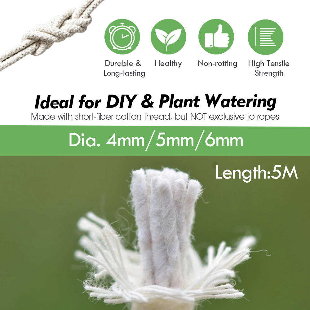 自動自己散水コットンウィックコード、鉢植え、苗、植木鉢、DI - Smart Garden Herb のレビューと価格